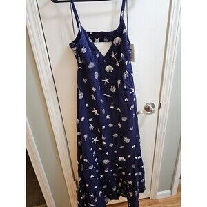 Women's Open Back Maxi Dress - Large